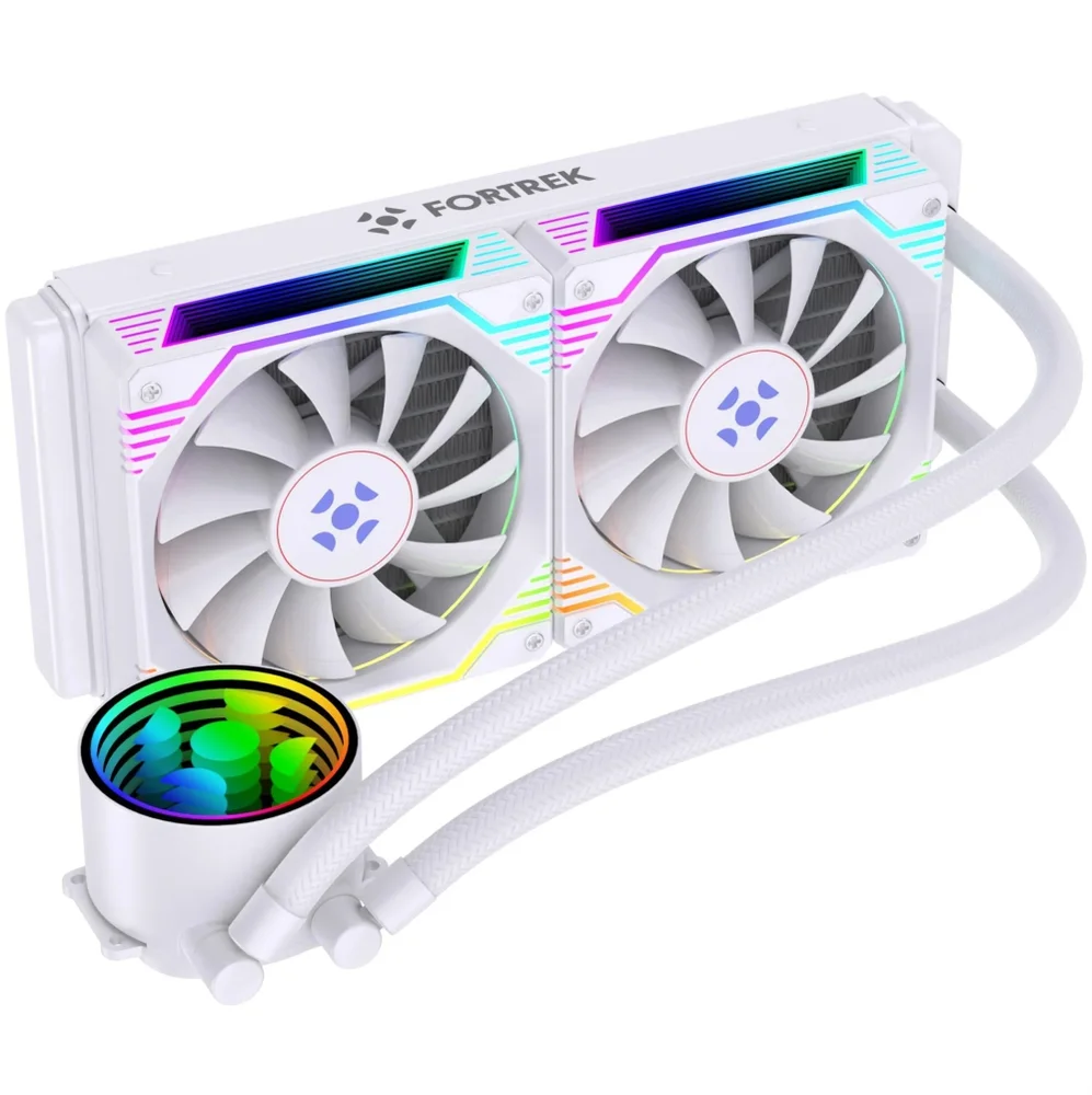 Water Cooler 240mm Fortrek Breezy, RGB, White - Breezy 240 Br Water Cooler 240mm Fortrek Breezy, RGB, White - Breezy 240 Br