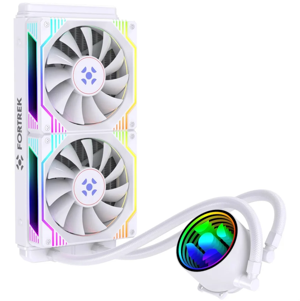 Water Cooler 240mm Fortrek Breezy, RGB, White - Breezy 240 Br Water Cooler 240mm Fortrek Breezy, RGB, White - Breezy 240 Br