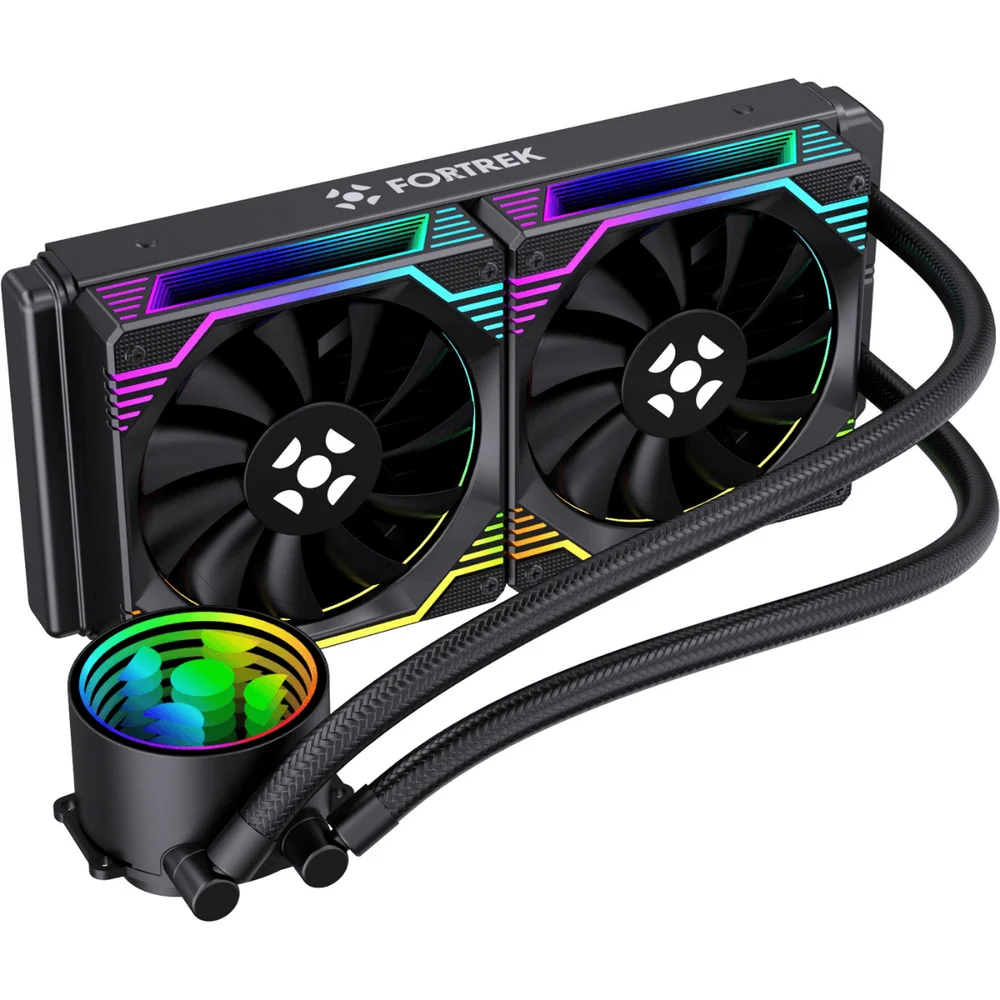 Water Cooler 240mm Fortrek Breezy, RGB, Black - Breezy 240 Pt 7