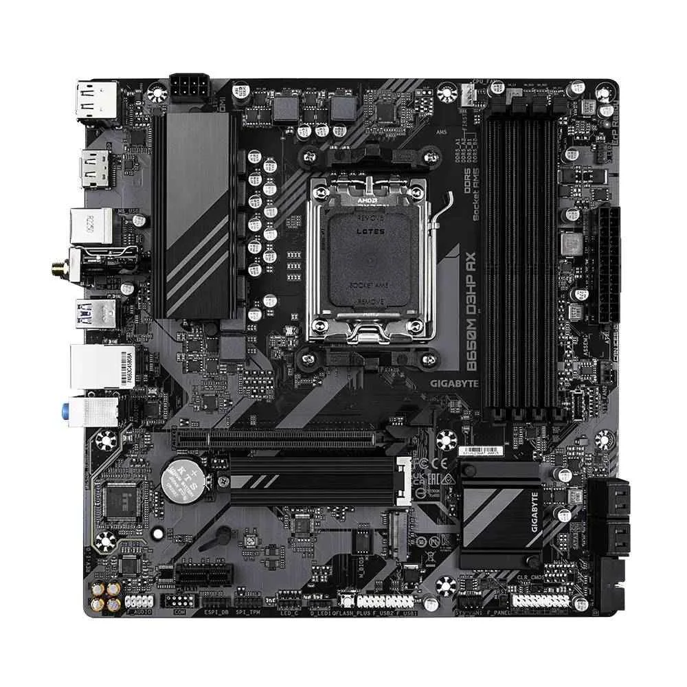 Imagem 5 de 5 do produto Placa Mãe Gigabyte B650m D3hp Ax Wi-fi Am5 4xDDR5 Chipset Amd B650 Matx