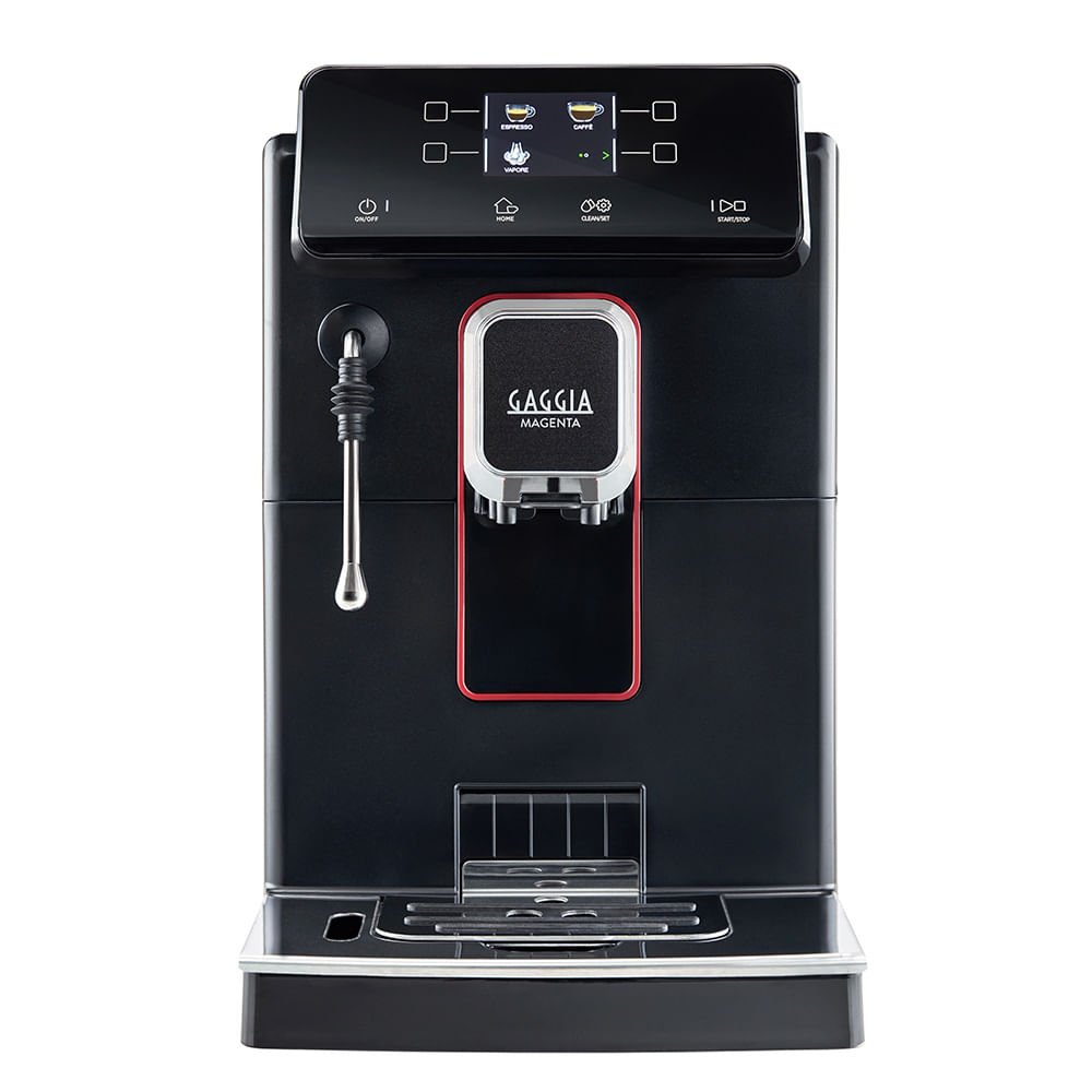 Cafeteira Gaggia Magenta Plus Preta E Prata Para Cafés Em Grãos E Pó - 191100 - 110v