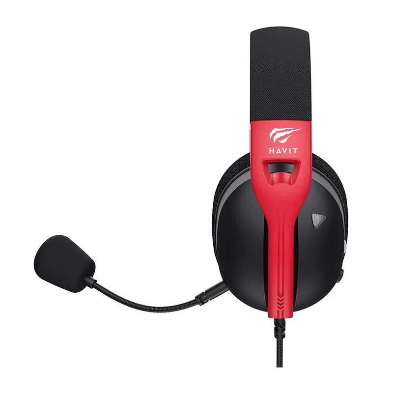 Imagem 4 de 5 do produto Headset Gamer Havit Fuxi-h5 3.5mm Driver 50mm Preto/vermelho