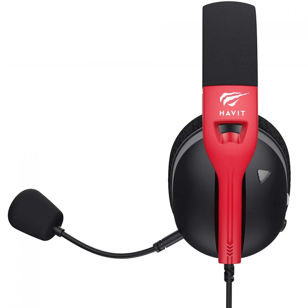 Imagem 5 de 5 do produto Headset Gamer Havit Fuxi-h5 3.5mm Driver 50mm Preto/vermelho