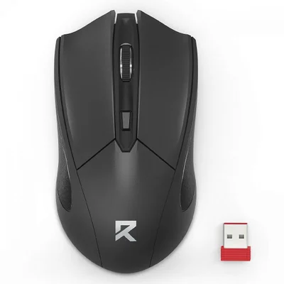 Mouse Redragon Office Bm-2463, Wireless, 4000 Dpi, Usb, Preto