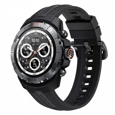 Smartwatch Mibro Gs Explorer Gps Integrado, Natação, 10 Atm, Conexão Strava, 2 Multiiras - Preto