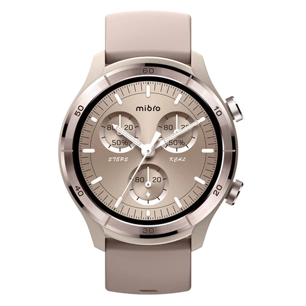 Imagem 2 de 5 do produto Smartwatch Mibro A3 Com Gps Integrado, Conexão Strava, 2atm, Bluetooth, Xpaw022 - Marron Suave