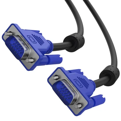 Cabo Vga Para Monitor Projetor E PC 1.5m Alta Qualidade No Sinal Vídeo