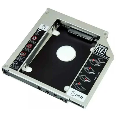 Adaptador Case Caddy 12.7mm Para Hd SSD Sata 2.5 Gaveta Dvd Notebook