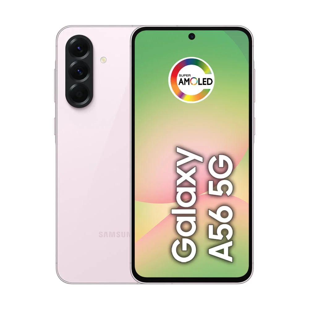 Celular Samsung Galaxy A56 5g 256gb, 8GB Ram, Câmera 50mp, Ip67, Super AmoLED 6.7”, Recursos Ai Rosa - 256 Gb - #f2e1e9 - Bi-volt