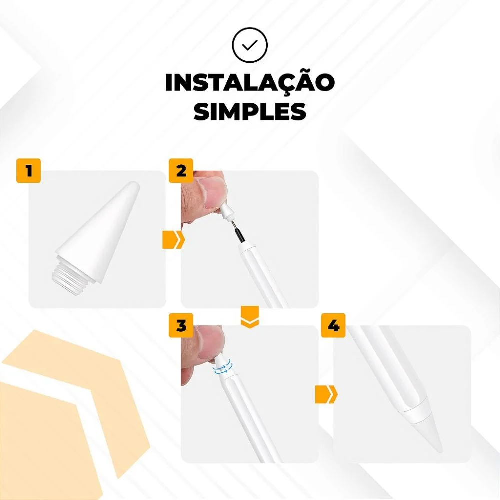 Imagem 2 de 5 do produto Ponteiras para Caneta Capacitiva Pro Palm Rejection - Gshield