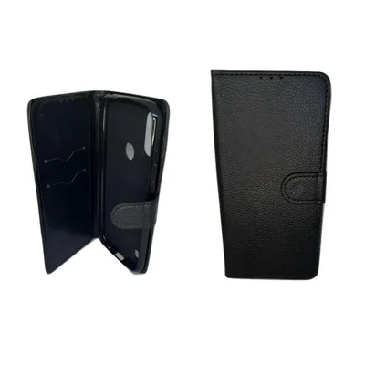 Capinha Carteira Anti Queda Celular Motorola Moto E6s Preto