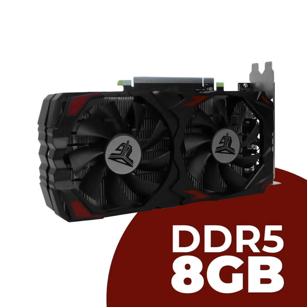 Placa De Vídeo Gamer 8GB Rx580 GDDR5, PCi-e 3.0x16, 256bits,clock 7000mhz, HDMI Displayport, Alto Desempenho