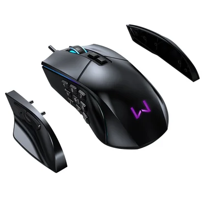 Mouse Gamer Rolf 14 Botões Com Fio 10000dpi Warrior - Mo420