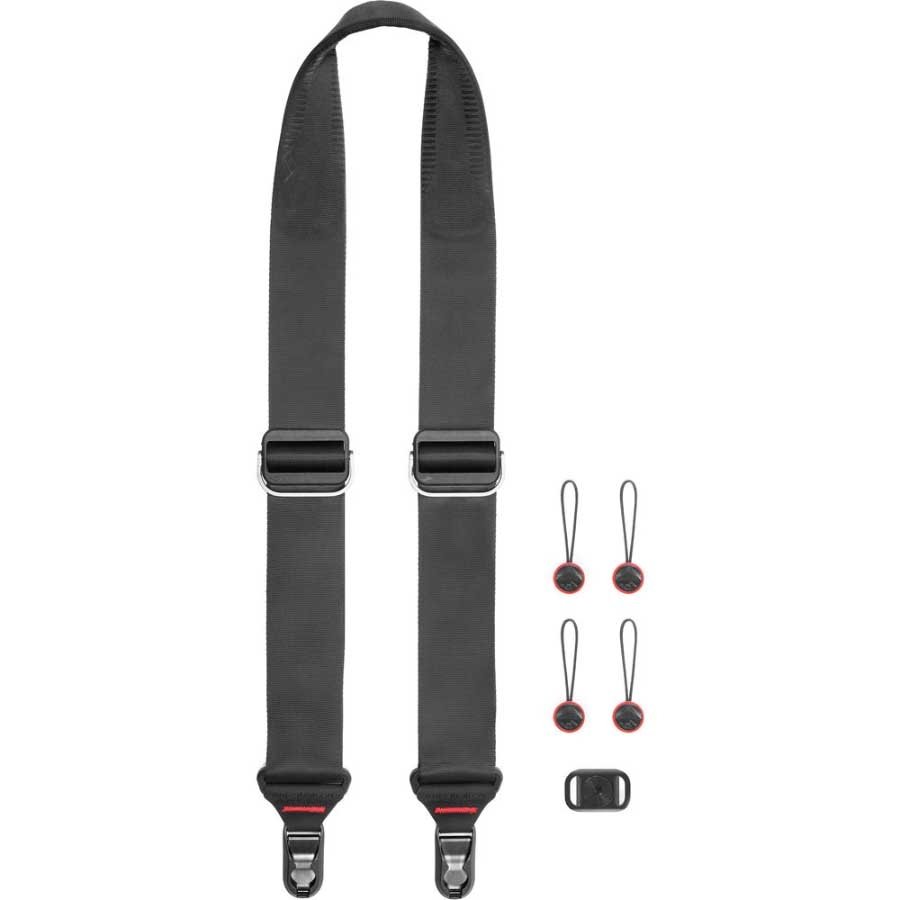Alça De Pescoço Peak Design Slide Sl-bk-3 Com Sistema De Liberação Rápida (preto)