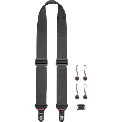 Alça De Pescoço Peak Design Slide Sl-bk-3 Com Sistema De Liberação Rápida (preto)