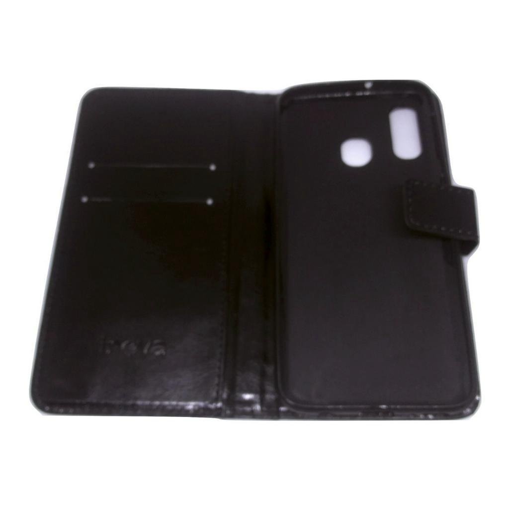 Capa Carteira De Couro Celular Samsung M40 E A60 Preto