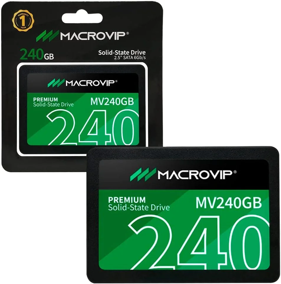 Imagem 4 de 4 do produto SSD 240GB Macrovip Sata Iii 500mb/s A 450mb/s  Mv240GB