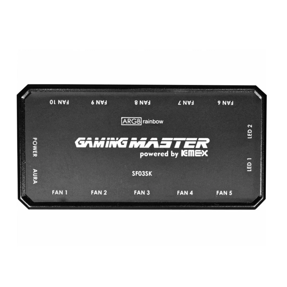 Imagem 5 de 5 do produto Kit Cooler K-mex ARGB Aavw infinity Nazca 3 Coolers 120 Mm Com Controladora