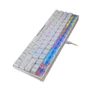 Teclado K-mex Mecanico Gamer Spectrafury Branco Kbw8 Rbg