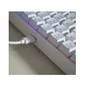 Teclado K-mex Mecanico Gamer Spectrafury Branco Kbw8 Rbg