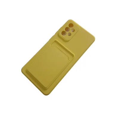 Capa Capinha De Celular Samsung Galaxy A72 Porta Cartoes Cor:amarelo