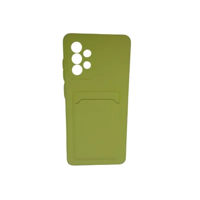 Capa Capinha De Celular Samsung Galaxy A72 Porta Cartoes Cor:verde Claro