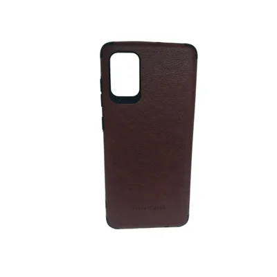 Capa Capinha De Celular Samsung Galaxy A71 Ante Impacto Cor:marrom