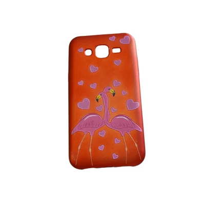 Capa Capinha Celular Galaxy J5 Diversos Modelos Exclusivos Cor:casal Flamingos S2