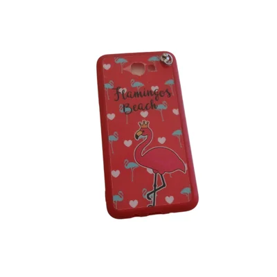 Capa De Celular Galaxy J5 Prime Capinhas Estilosas Cor:flamingos Beach