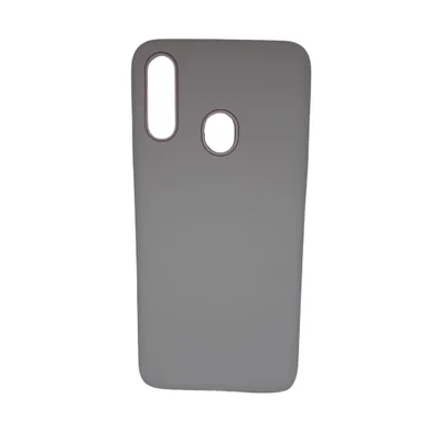 Capa De Celular Samsung Galaxy A20s Ante Queda Flexível Mole Cor:cinza