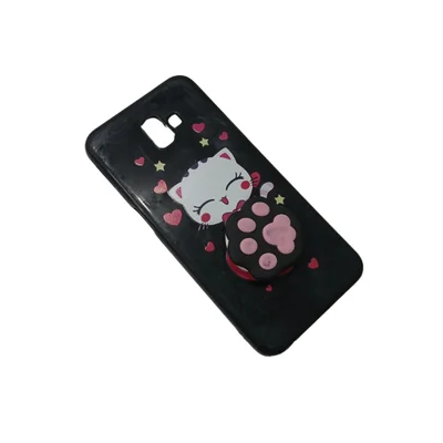 Capa Capinha De Celular Galaxy J6 Plus Cor:gato Feliz
