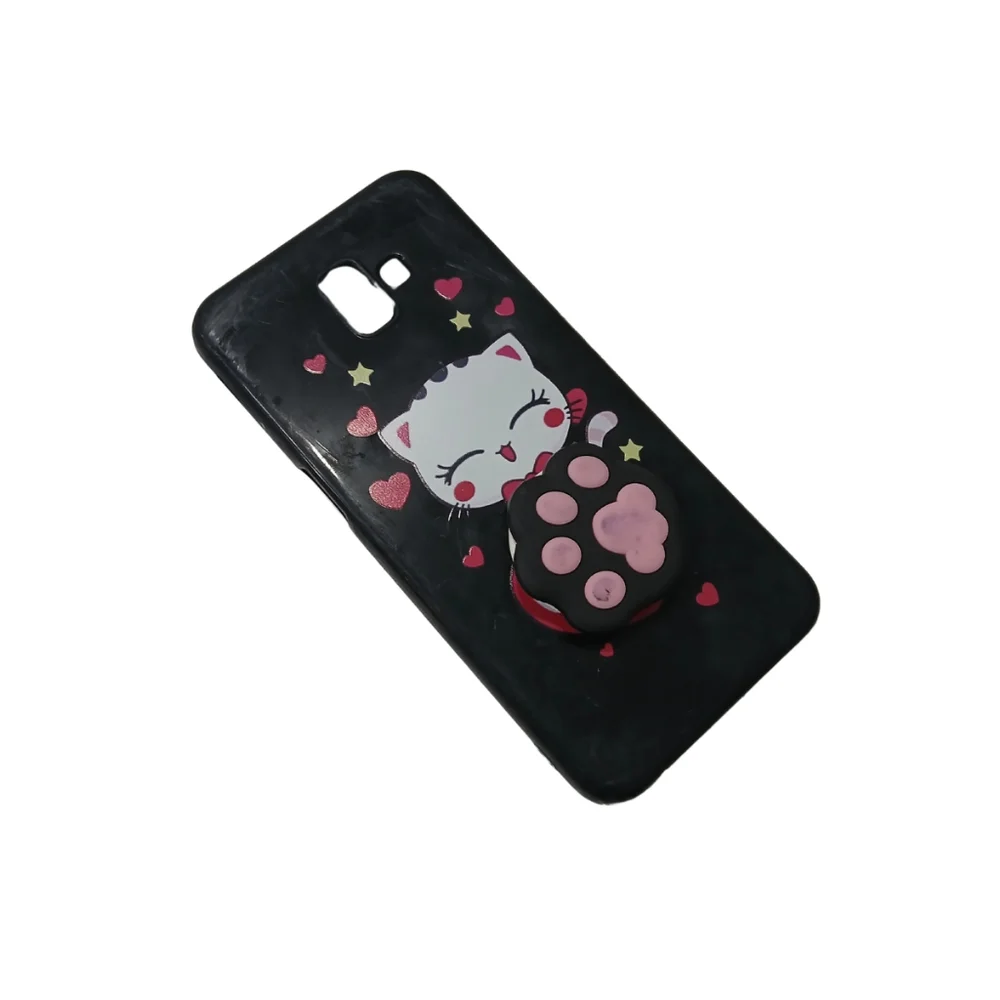 Imagem 1 de 1 do produto Capa Capinha De Celular Galaxy J6 Plus Cor:gato Feliz