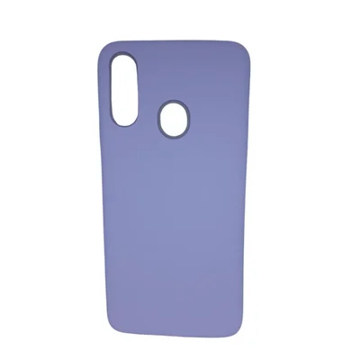 Capa De Celular Samsung Galaxy A20s Ante Queda Flexível Mole Cor:roxo