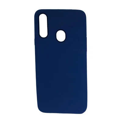 Capa De Celular Samsung Galaxy A20s Ante Queda Flexível Mole Cor:azul Marinho