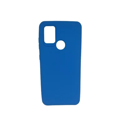 Capa Capinha Celular Samsung Galaxy A21s Emborrachada Mole Cor:azul