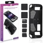 Capa Protetora Case Premium Em Tpu Para Steam Deck Preta Com Suporte + Adesivos