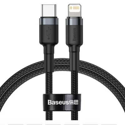 Cabo Fast Charge Pd 20w Usb Tipo C Para Lightning 2 Metros
