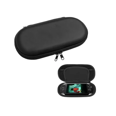 Case Bag Bolsa Estojo Viagem E Proteção Para Ps Vita 1000 Fat 2000 Slim Preto