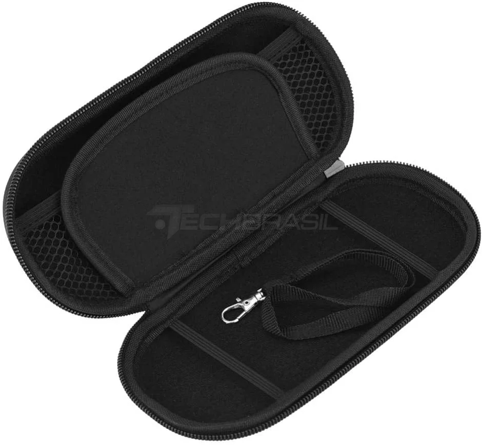 Imagem 4 de 5 do produto Case Bag Bolsa Estojo Viagem E Proteção Para Ps Vita 1000 Fat 2000 Slim Preto