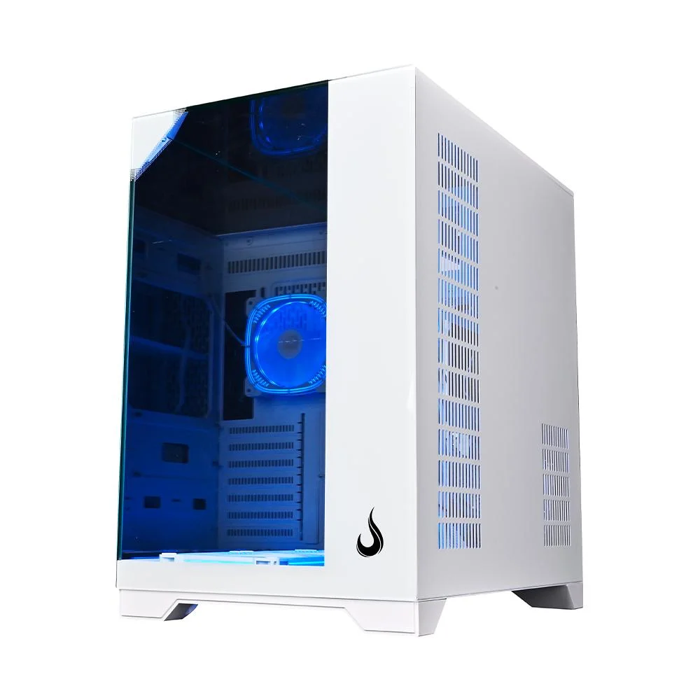 Imagem 5 de 5 do produto Gabinete Rise Mode Galaxy Full Glass Mid Tower Atx Lateral E Frente Em Vidro Temperado Branco
