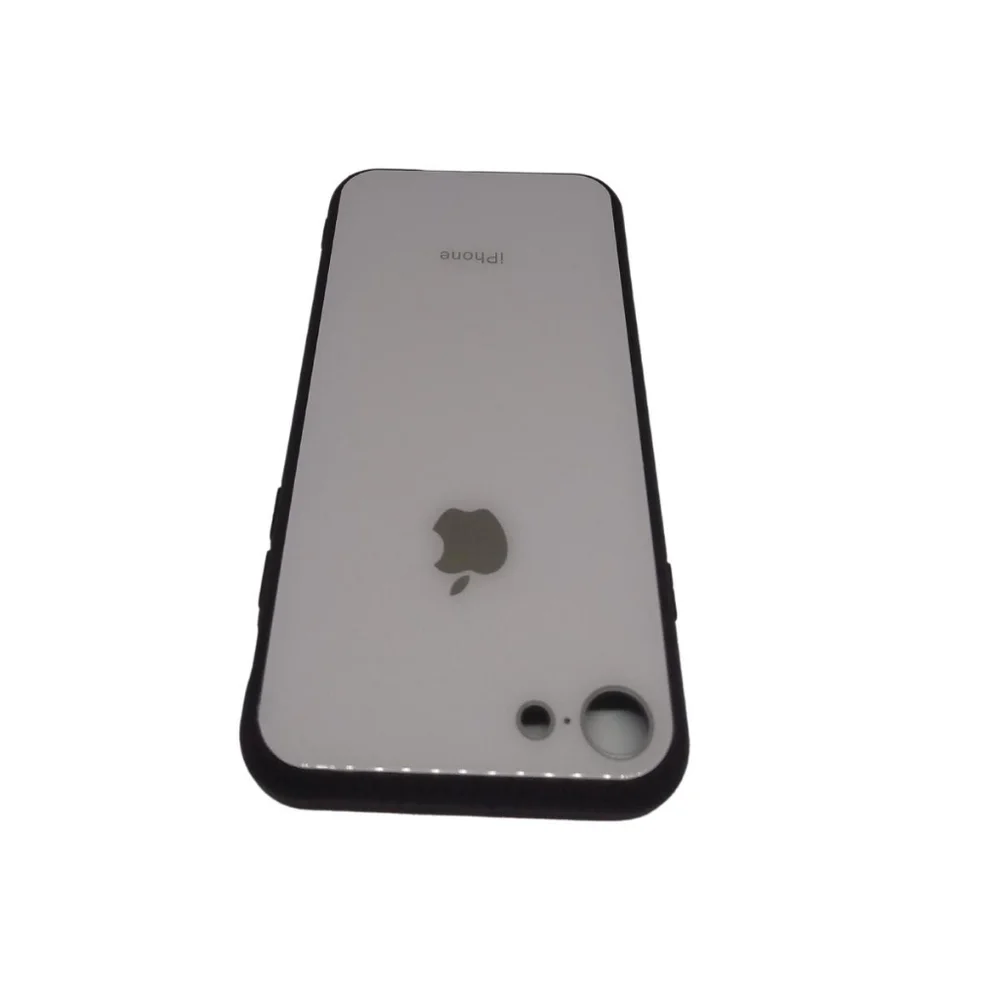 Imagem 1 de 1 do produto Capa Compatível Iphone 7 E 8 Capinha Protetora Ante Impacto Cor:branco