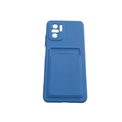 Capa Capinha Celular Xiaomi Note 10 4g Ante Impacto E Queda Cor:azul Porta Cartoes