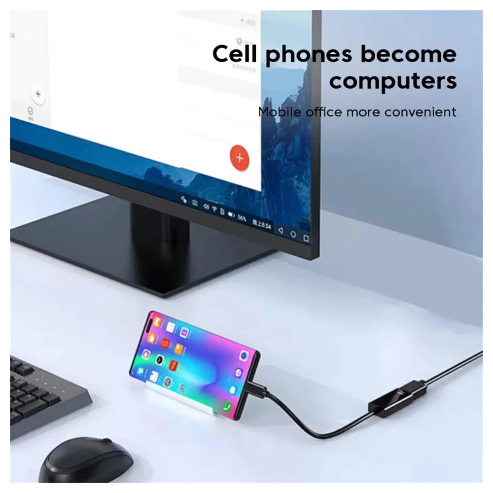 Imagem 4 de 5 do produto Cabo Usb A 3.0 E Usb-c Conversor E Adaptador Para HDMI