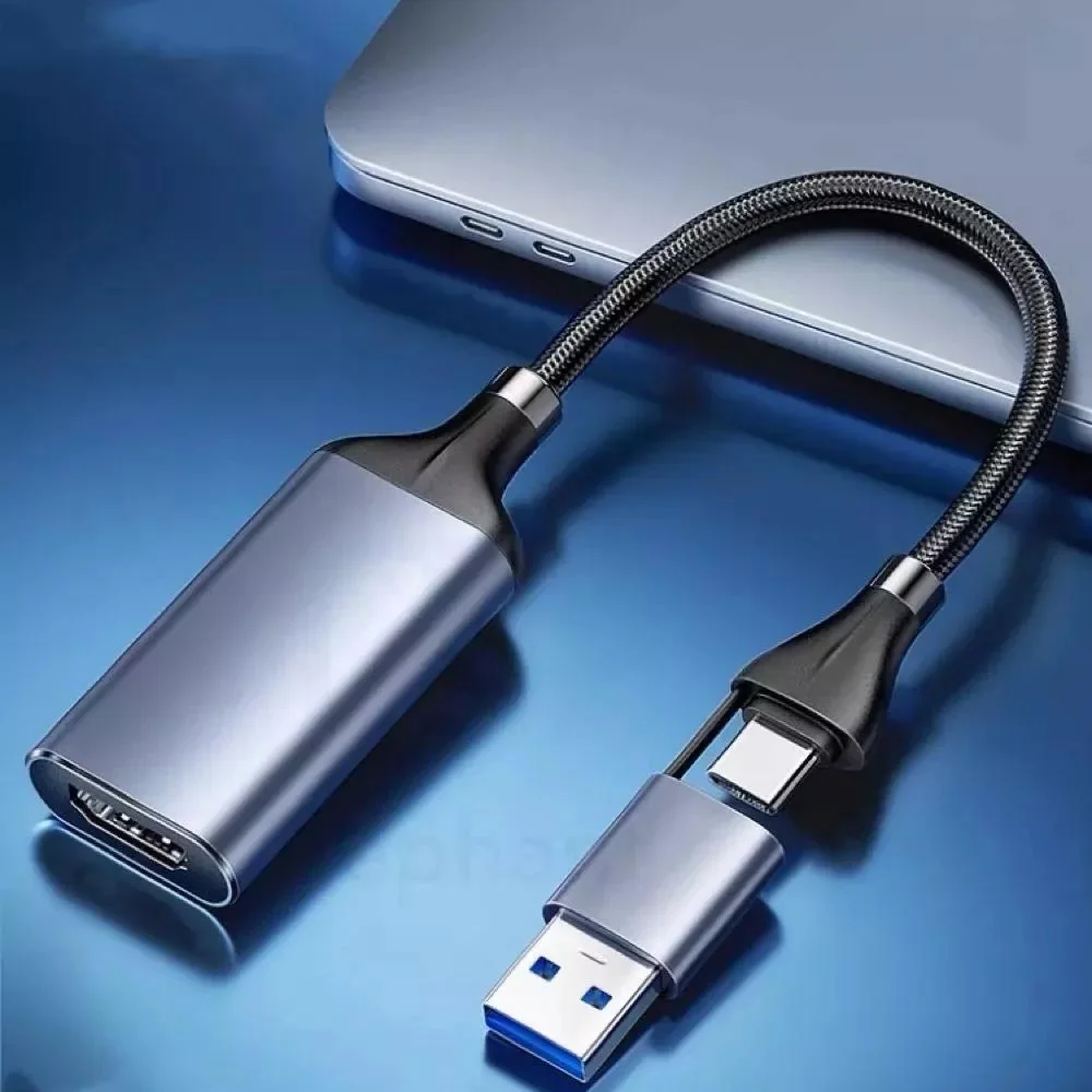 Imagem 5 de 5 do produto Cabo Usb A 3.0 E Usb-c Conversor E Adaptador Para HDMI