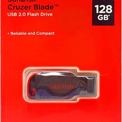 Pen Drive Sandisk 128GB Cruzer Blade  2.0.