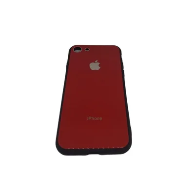 Capa Compatível Iphone 7 E 8 Capinha Protetora Ante Impacto Cor:vermelho
