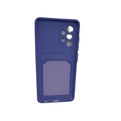 Capa Capinha De Celular Galaxy A52 Com Porta Cartões Ante Impacto Cor:roxo