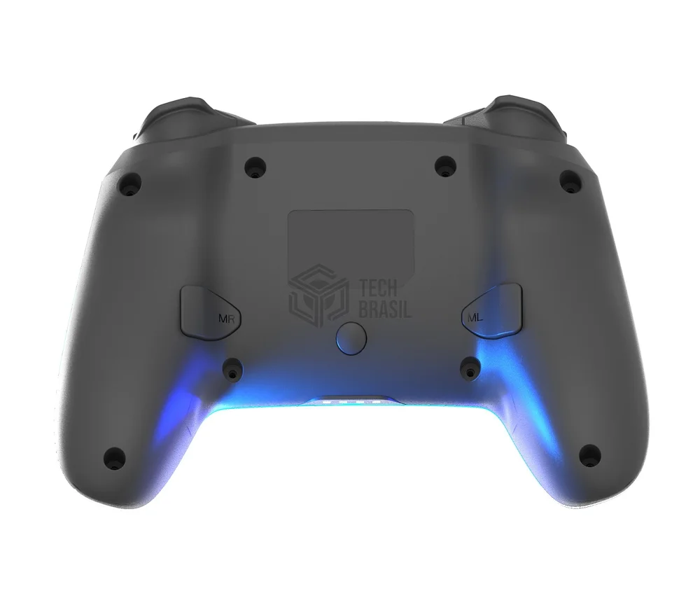 Imagem 2 de 5 do produto Controle Sem Fio Pro Para Nintendo Switch PC Ios Android Steam Sixaxis Bluetooth - 10 Cores LED