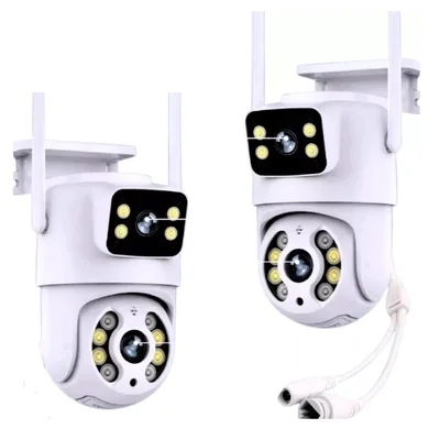 Câmera Ip Wi-fi Lentes Dupla Externa Prova D´água Infravermelho Hd 1080p