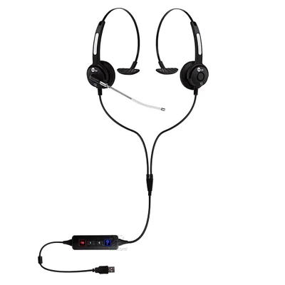 Headset Usb Htu-310 Kit De Monitoramento Call Center Help Desk Top Use